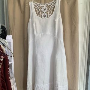 Cynthia Rowley white linen dress